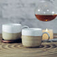 Ceramic Coffee Mug 170ml Frosted Stoneware Scandinavian Retro Minimalist Coffee Cup Fall 2025 Cozy Gift