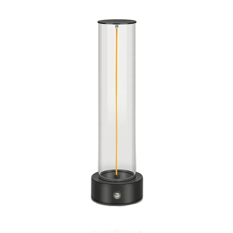Cordless LED Table Lamp - Battery-Powered Magnetic Design, Touch Sensor, Dimmable for Bedroom