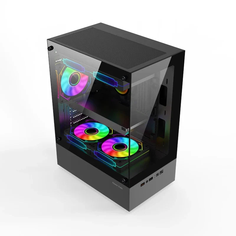 ITX Mini PC Case 240mm Water Cooling MicroATX Chassis