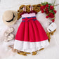 girls' Breathable dress - lace-up sling, sleeveless, flowy, polyester, for summer