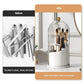 Cosmetic Rotatable Organiser - Transparent Dustproof Makeup Holder for Brushes & Lipsticks