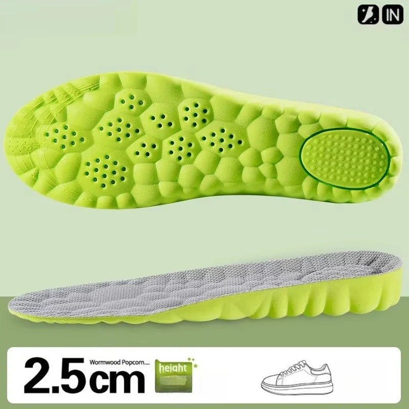 Breathable, Shock-Absorbing, Light Sports Air Insole 2026 – Height Increase Insoles EVA