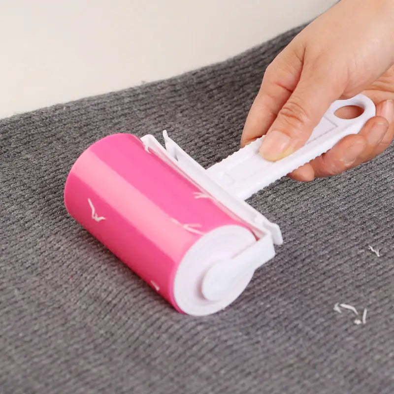 Clothes Washable Hair Sticky Roller - Reusable Pet Hair Remover for Carpet, Sofa, Bed