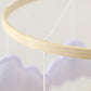 Crib Wooden Mobile Felt Bear Musical Newborn Sensory Toys