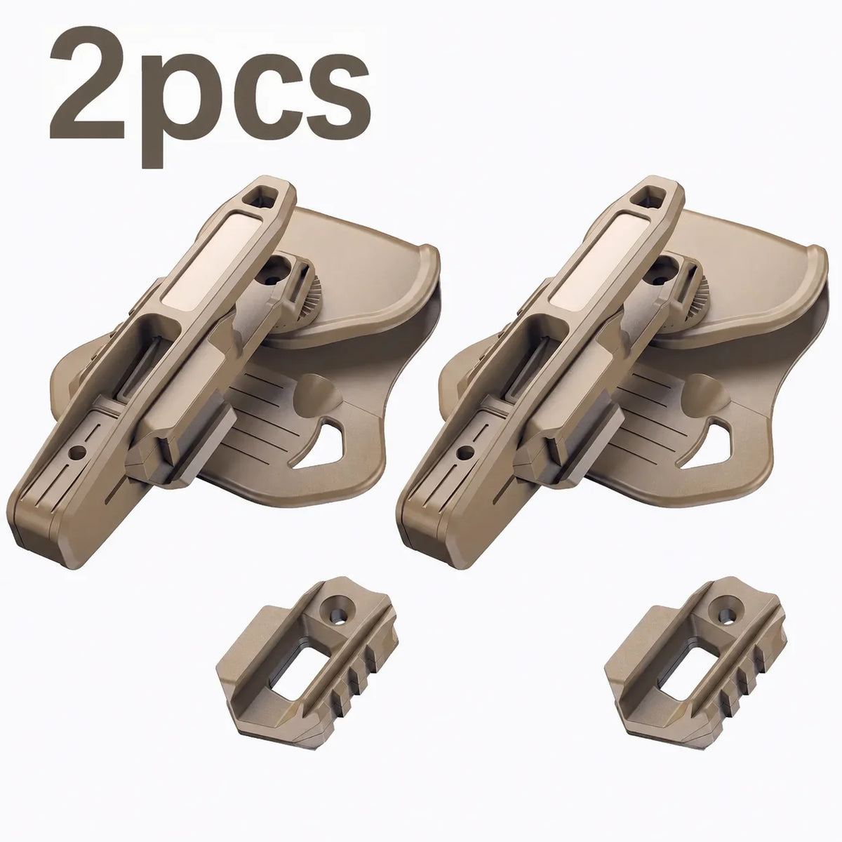 Pistol Nylon Belt Holster - Universal Fit for Double Stack 9mm Handguns, Airsoft and Outdoor Carry