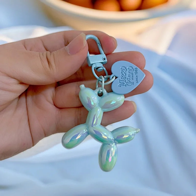 Dog Balloon Keychain Resin Cute Bag Pendant Fall 2025 Gift