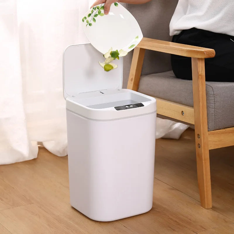 Sensor Trash Can Automatic Waste Bin Household 2025 Hands Free