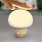 Light Night Silicone Mushroom Lamp Touch Control Wooden Base Back To School 2025 Cozy Kids Gift Timer