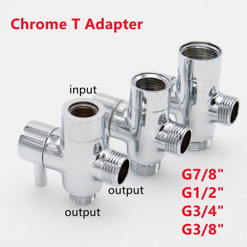 Bidet T Adapter 3-Way Water Diverter Valve For Hand-Held Bidet Sprayer Fall 2026 Household Upgrade