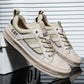 Sturdy men's outdoor sneakers - anti-slip wear-resistant fabric upper, for hiking and casual everyday