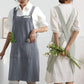 Apron Cotton Linen Minimalist Japanese Korean Kitchen And Florist Apron Fall 2025 Breathable Sturdy