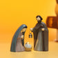 Scene Nativity Lanterns Resin Holy Family Figurines Luminous Christmas 2025 Prayerful Display