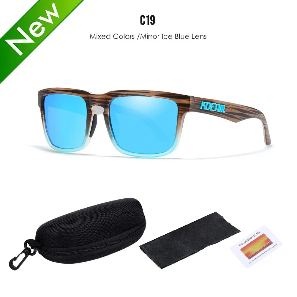 Polarized Sunglasses Unisex Outdoor Eyewear Summer 2026 Trend Mirror Lens Light UV Protection Gift Idea
