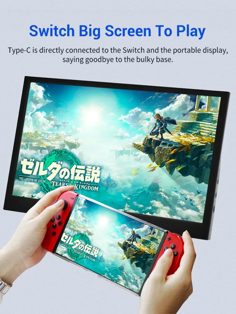 Travel-Friendly 11.6 Inch HDMI Monitor 1366x768 Gaming Display