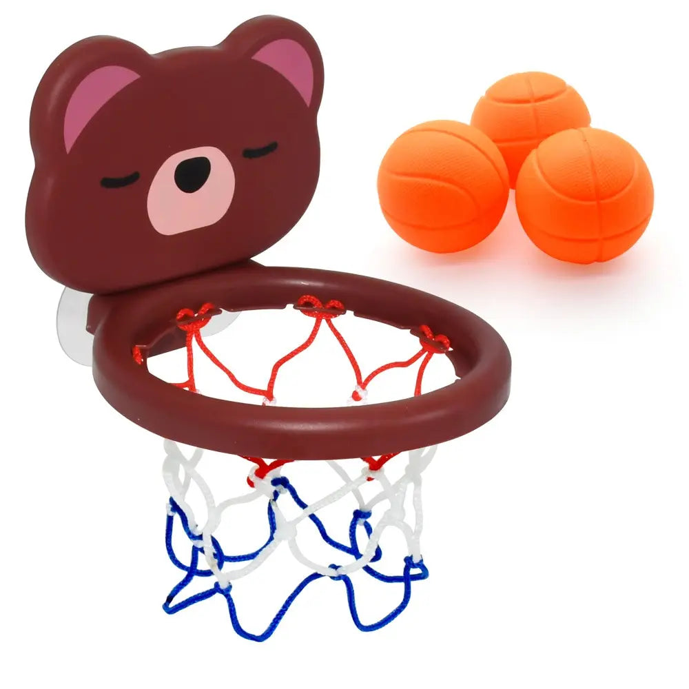 Children's Toy Mini Bear Basketball Bath Game Kit for Pool