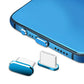 Type-C Metal Charging Port Dust Plugs - 2Pcs iPhone Accessories, Dust & Liquid Protection