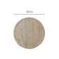 Tray Vanity Travertine Stone Minimalist Marble Style Tray Beige Organizer Fall 2025 Coffee Table Decor Gift