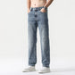 Men’s Oversized Wide Leg Jeans - Straight Lyocell, Casual