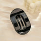 Claw Hair Clip Oval Design Leopard Print Acrylic Barrettes Spring 2026 Trend Gift