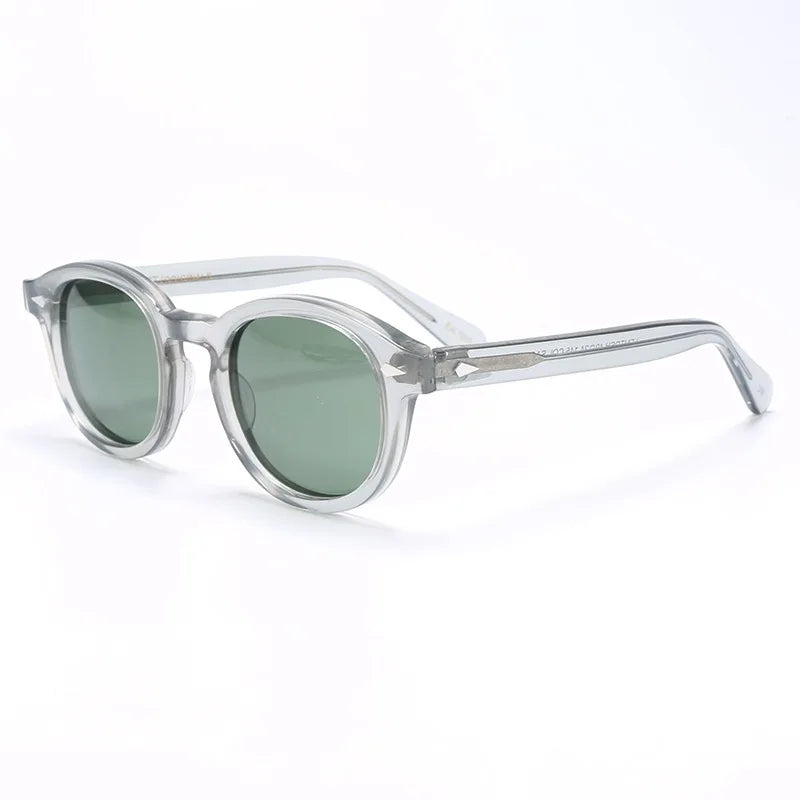 Sunglasses Polarized Vintage Round Acetate Frame Summer 2026 Driving Glare Reduction Gift Idea