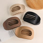 Claw Hair Clip Oval Design Leopard Print Acrylic Barrettes Spring 2026 Trend Gift