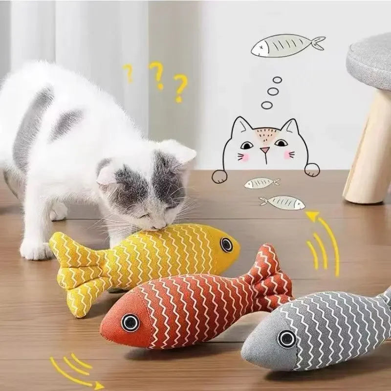Plush Catnip Toy for Kittens and Puppies - Teeth Grinding Pillow, Cute Pet Accessories