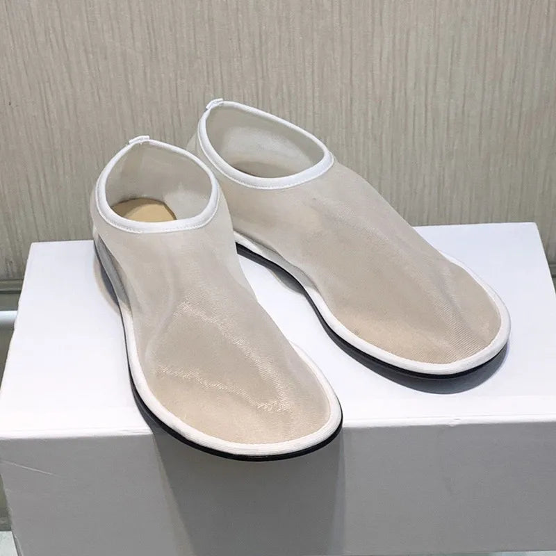 Women Breathable Mesh Ballet Flats - Slip On, For Summer