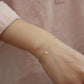 Heart Gold Bracelet 14K Plated 925 Silver Valentine's Gift