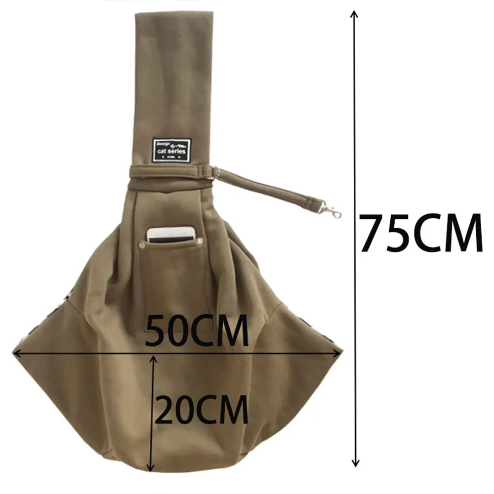 Cozy Dog Bag  Pet Crossbody Shoulder Bag Sling for Compact Pets, Outdoor Travel, Travel-Friendly Pet Supplies
