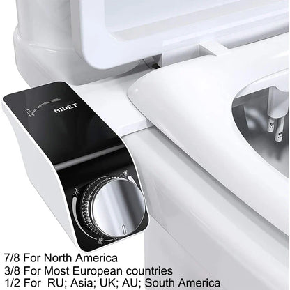 Bidet Toilet Seat Attachment Dual Nozzle Self Cleaning Non Motor-Driven Fall 2026 Household Upgrade