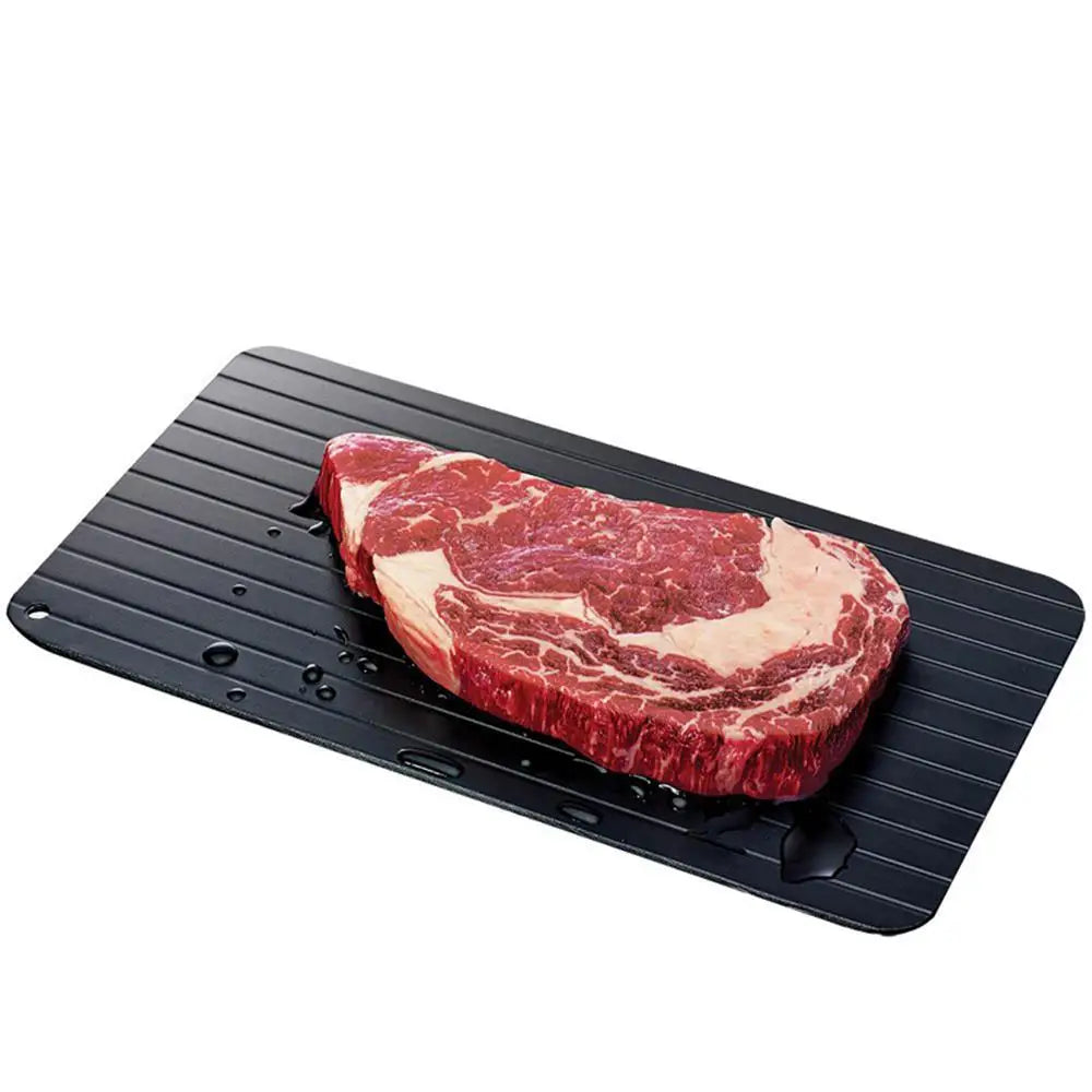 Defrosting Fast Aluminum Tray With Brush Thaw Board