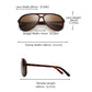 Retro Ultralight Aviator Shades for Driving Fishing Sunglasses for Men and Women