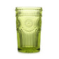 Tumbler Glass 350ml Engraved Sunflower Vintage Drinkware Summer 2025 Tableware Elegant Gift Idea