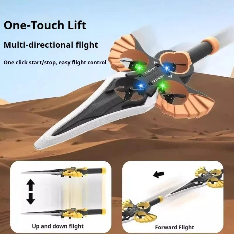 Sword Flying Toy Gesture Control Foam RC Stunt Toy Outdoor