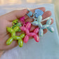 Dog Balloon Keychain Resin Cute Bag Pendant Fall 2025 Gift
