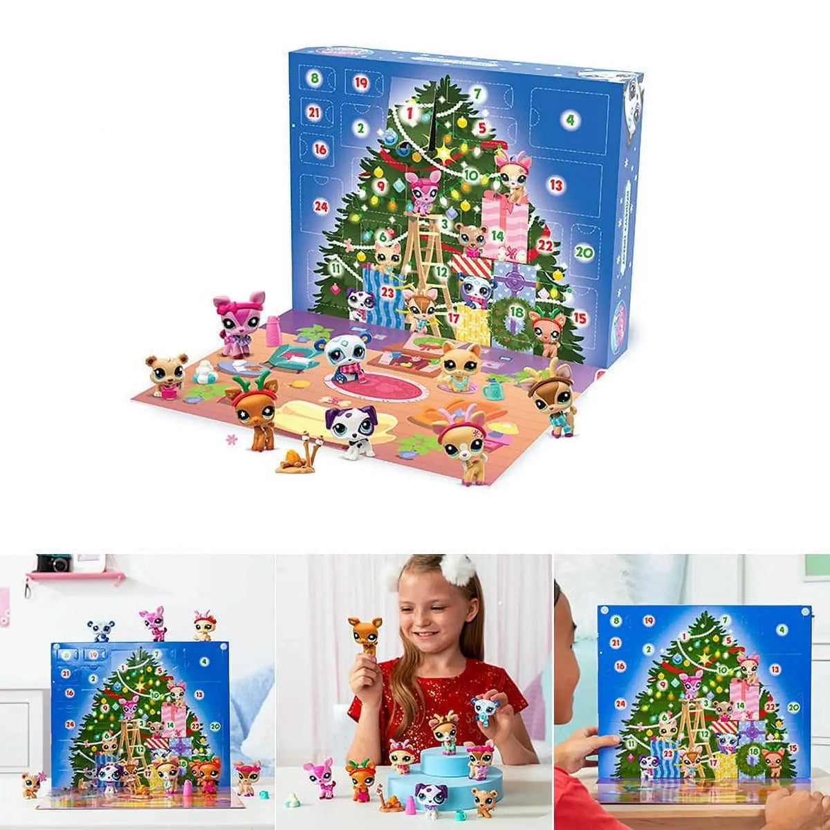 Calendar Advent Little Pets 24 Mystery Figures Holiday