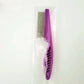Stainless Steel Pet Grooming Comb - Flea & Shedding Brush for Cats & Dogs, Massage Device