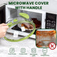 Cover Microwave 10 Inch Clear Splatter Cover With Steamer