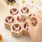 Fine Montessori Motor Toy 0-12 Months Wooden Bee Honeycomb Sensory Game Fall 2025 Development Gift