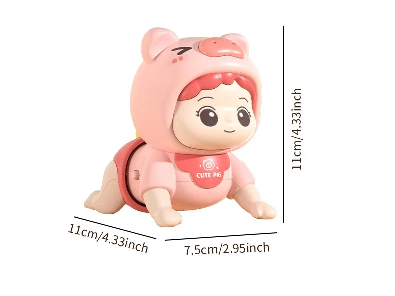 Crawling Baby Guide Toy Newborn Sensory Toys Music Aid