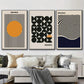 Contemporary Bauhaus Patterned Wall Art Prints Three Piece Kit