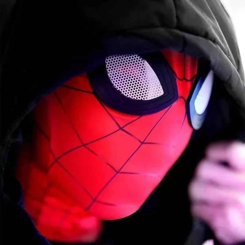 3D Spider-Man Halloween Mask for Adults and Kids, Lightweight Stretchable Superhero Costume Headgear for Cosplay and Parties-2