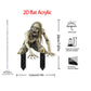 Halloween Yard Stakes Plastic Spooky Cartoon Garden Ornaments Fall 2025 Outdoor Courtyard Decor Simple Setup