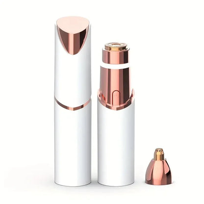 Facial Trimmer 2-In-1 Eyebrow Shaver Battery-Powered Painless Face Lip Body Grooming Device Fall 2026 Gift