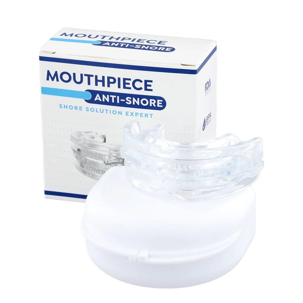 Light & Reusable – Travel-Friendly Mouth Guard with Storage Box
