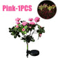 Flower Solar Lights Garden Decor LED Azalea Flowers Outdoor Yard Path Lighting 2026 Holiday Decor Gift Idea