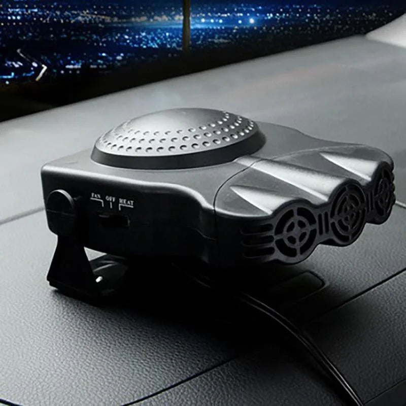 Car Heater 2 In 1 12V Travel-Friendly Defroster Demister With Cigarette Lighter Winter 2025 Windshield Defog