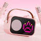 Kids2025 Edition Karaoke Machine Travel-Friendly Bluetooth Speaker With 2 Cordless Microphones Party Gift