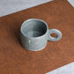 Ceramic Mug 300ml Porcelain Ring Handle Speckled Handmade Contemporary Coffee Cup Fall 2025 Cozy Gift