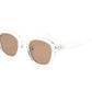 Style Korean Retro Sunglasses for Women TR90 Polygon Polarized UV400 Green Brown 2025 Summer